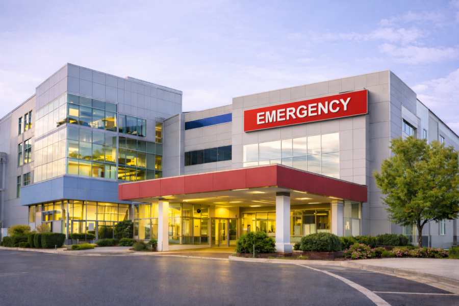 Hospital facility where commercial mobility equipment installation services are provided.